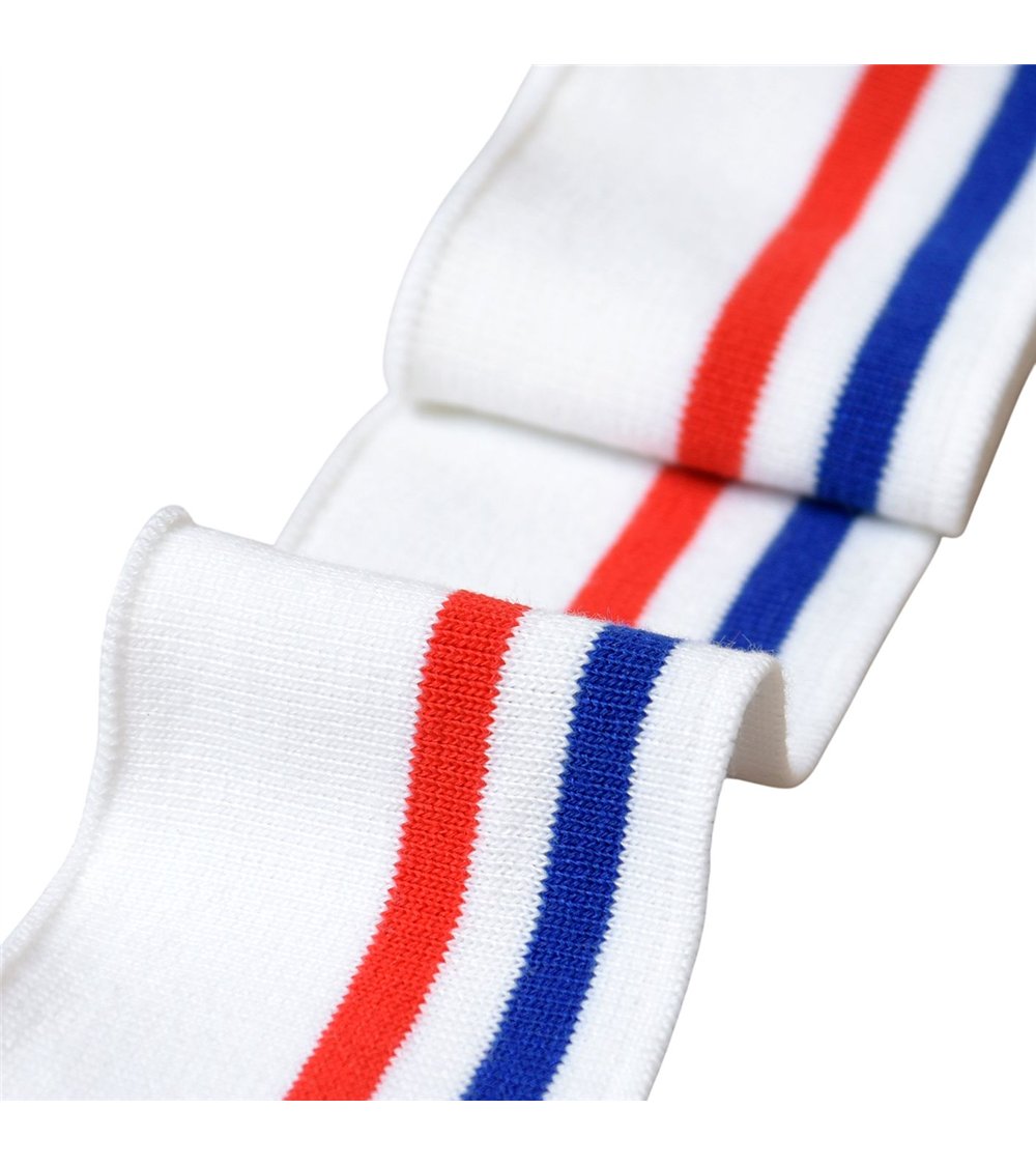 Bord côte 6m poignets & taille 1,20mts bleu blanc rouge