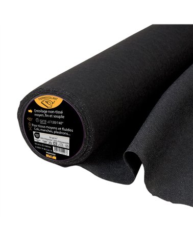 Entoilage / Toile thermocollante non tissée medium 50g/m2 90cm au mètre