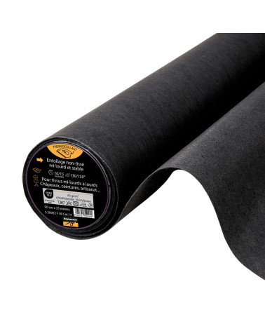 Interlining / Thick non-woven iron-on canvas 65g/m2 90cm per meter