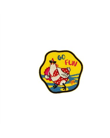 Ecusson thermocollant animaux fun 5cm x 4,9cm go fun