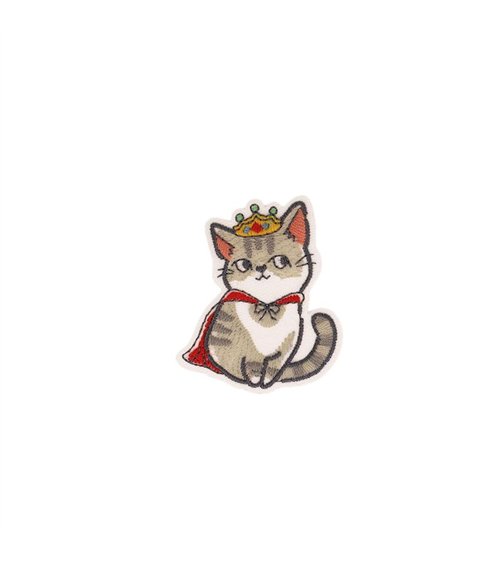 Ecusson thermocollant animaux super héros 4cm x 4,8cm chat