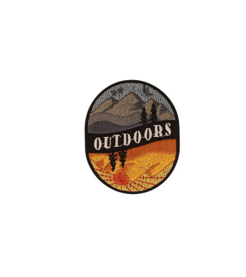 Outdoor iron-on patch 4.7cm x 5.7cm outdoors