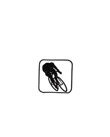 Ecusson thermocollant badge sportif 3cm x 3cm vélo