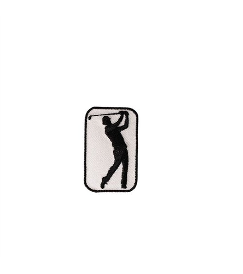 Ecusson thermocollant badge sportif 3,5cm x 3cm golf