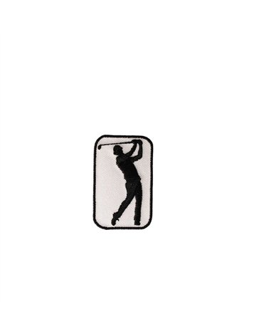 Ecusson thermocollant badge sportif 3,5cm x 3cm golf