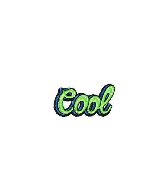 Ecusson thermocollant ok cool love 5cm x 2,7cm cool