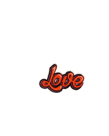 Ecusson thermocollant ok cool love 5,1cm x 3,4cm love