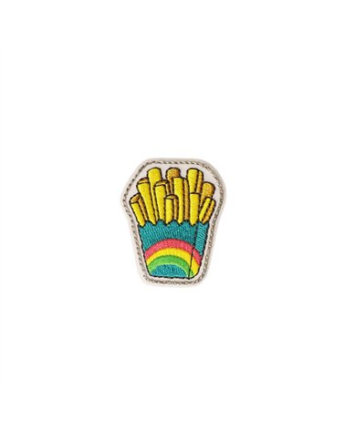 Ecusson thermocollant fun 3,6cm x 4,5cm frite