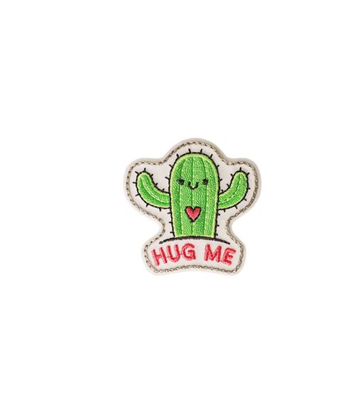 Ecusson thermocollant fun 4,6cm x 4,6cm cactus