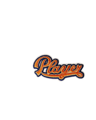 Player iron-on patch 6.3cm x 3.4cm player