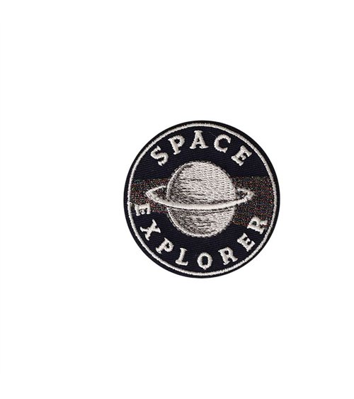 Ecusson thermocollant sportif 5,2cm x 5,2cm space explorer