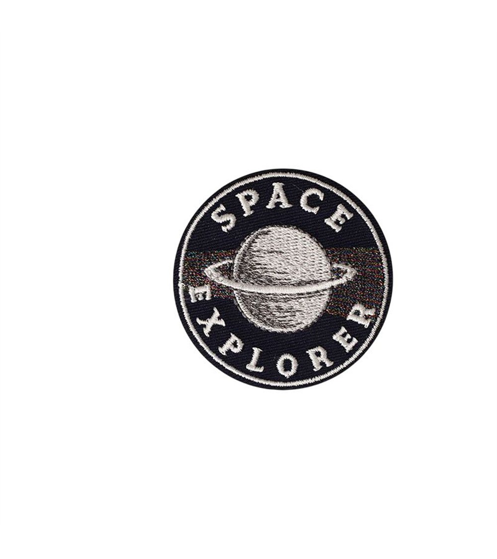 Ecusson thermocollant sportif 5,2cm x 5,2cm space explorer