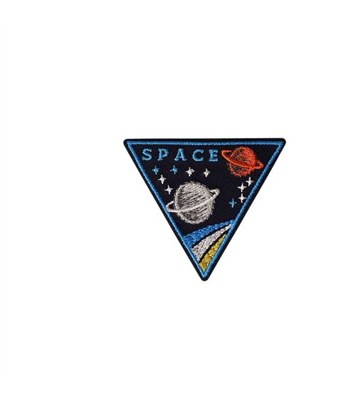 Ecusson thermocollant sportif 5,4cm x 4,8cm space