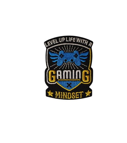 Ecusson thermocollant gaming 4,6cm x 6,1cm gaming