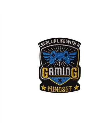 Ecusson thermocollant gaming 4,6cm x 6,1cm gaming