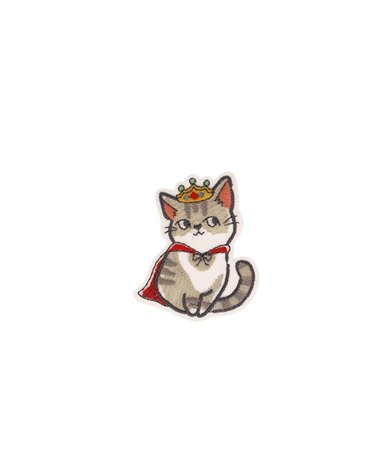 Lot de 3 écussons thermocollants animaux super héros 4cm x4,8cm chat