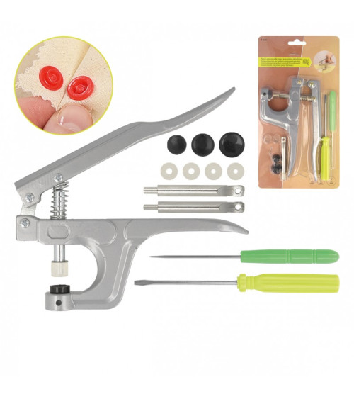 Pince universelle pour pressions plastique