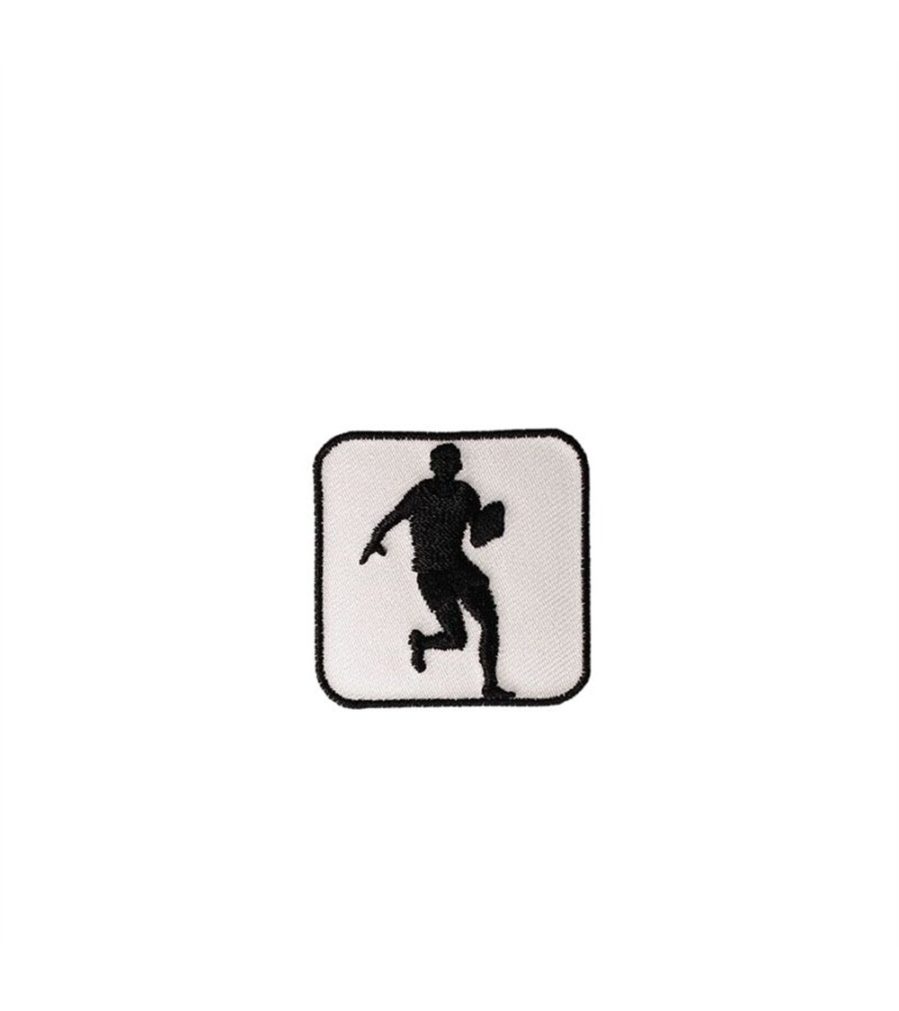 Lot de 3 écussons thermocollants badge sportif 3cm x3cm rugby