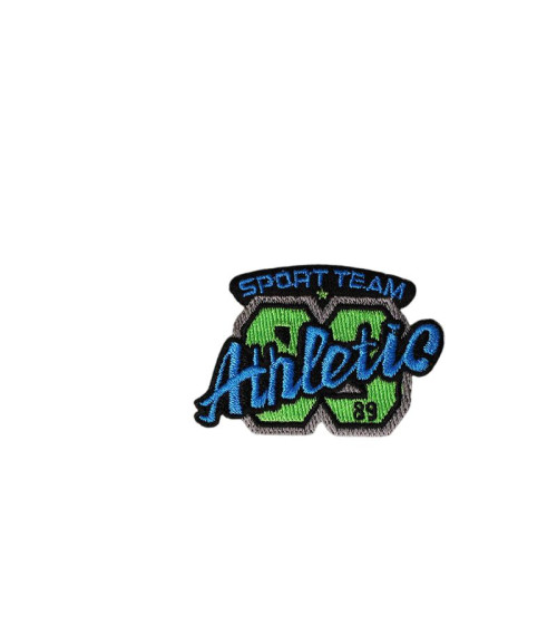 Set di 3 toppe termoadesive sportive 5,6 cm x 6,5 cm verde atletico