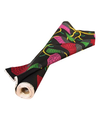 Tissu wax imprimé 2 faces rose fuchsia au mètre