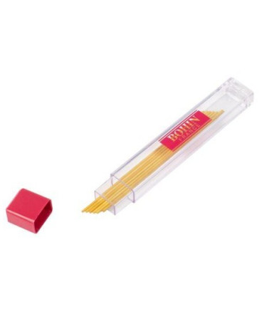 Bohin 6 mines recharges crayon craie extra fin jaune