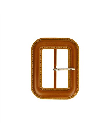 Belt buckle 6cm camel