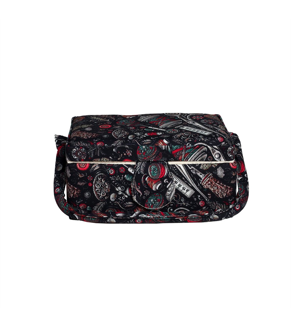 Sewing box 19.5x13x9.5cm scissors
