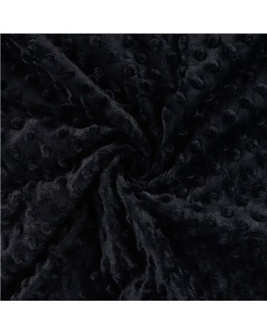 Tela Minky 250g/m2 negro por metro