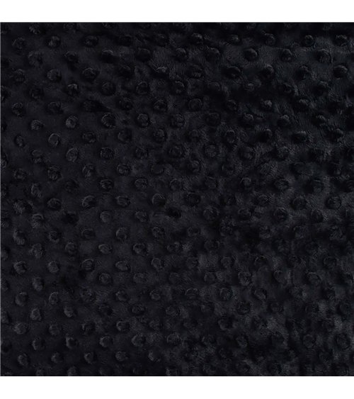 Minky-Stoff 250g/m2 schwarz am laufenden Meter