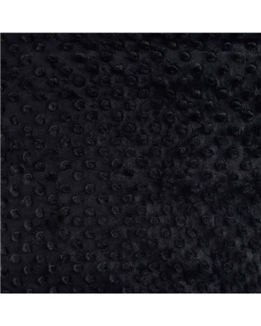 Minky-Stoff 250g/m2 schwarz am laufenden Meter