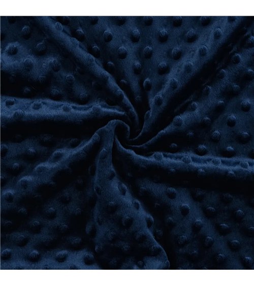 Tela Minky 250g/m2 azul marino por metro