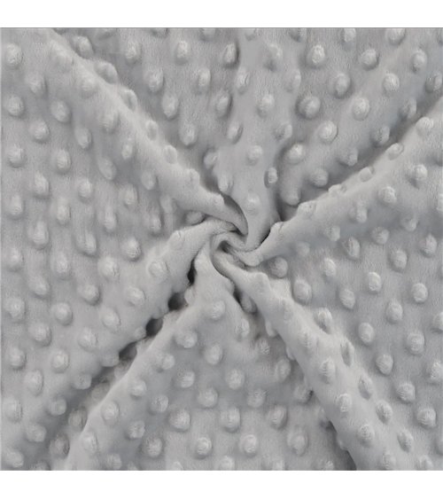Tela Minky 250g/m2 gris perla por metro