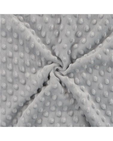 Tela Minky 250g/m2 gris perla por metro