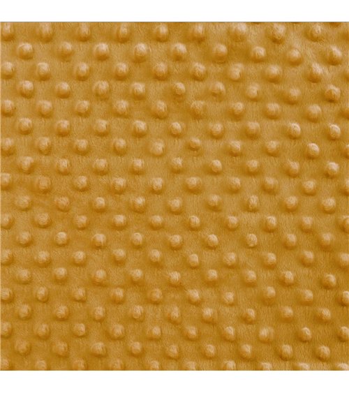 Tela Minky 250g/m2 amarillo azafrán por metro