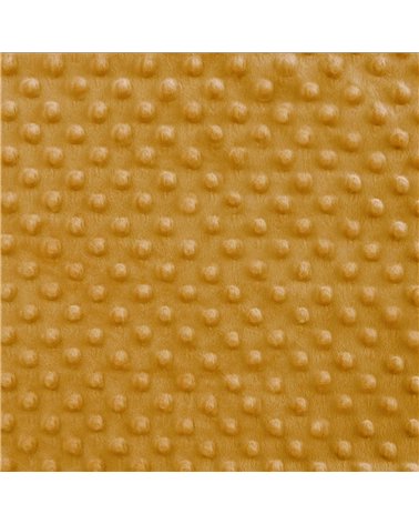 Tessuto Minky 250g/m2 giallo zafferano al metro