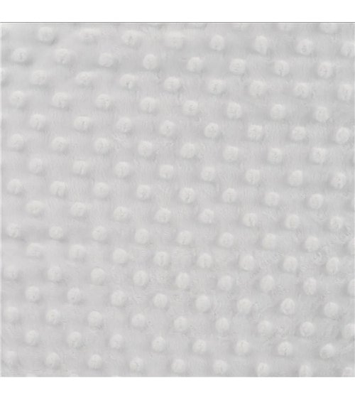 Tissu minky 250g/m2 blanc au mètre