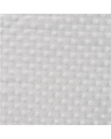 Minky-Stoff 250g/m2 weiß am laufenden Meter