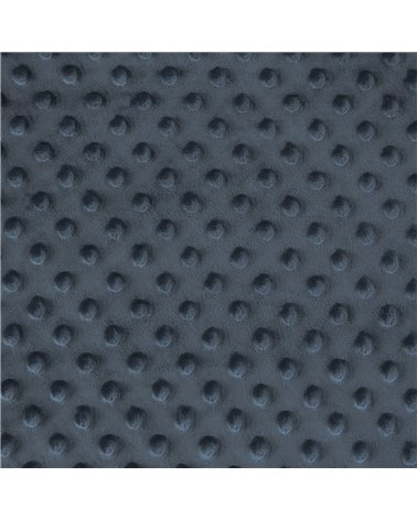 Minky-Stoff 250g/m2, Jeansblau, Meterware