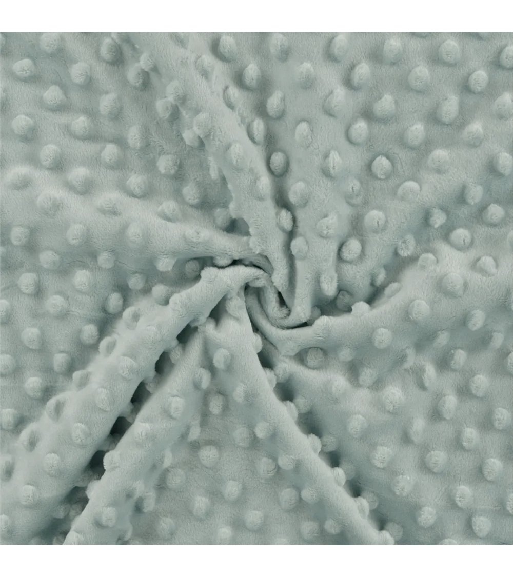 Minky fabric 250g/m2 almond green by the meter