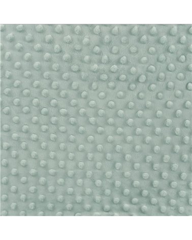 Tissu minky 250g/m2 vert amande au mètre