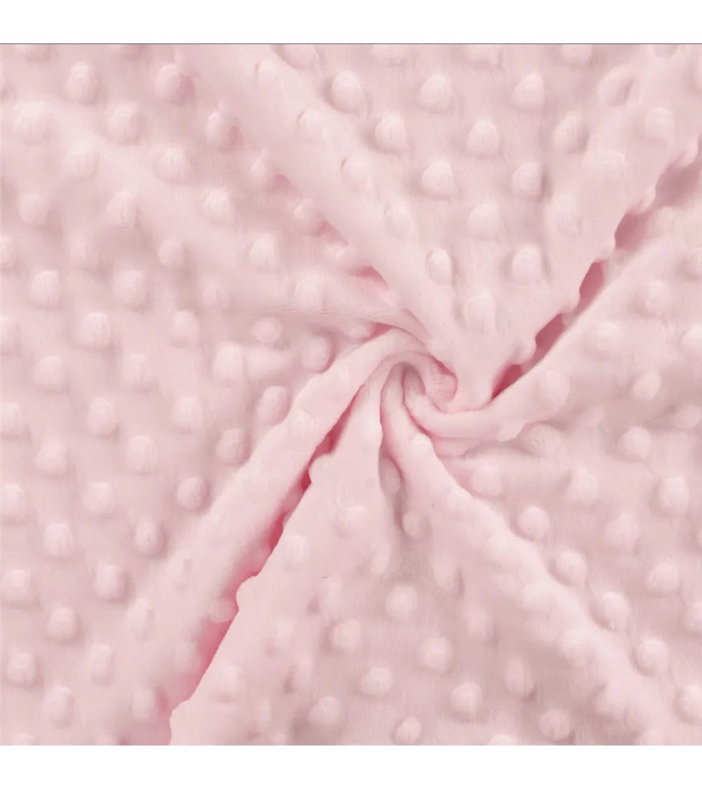 Minky fabric 250g/m2 pink by the meter