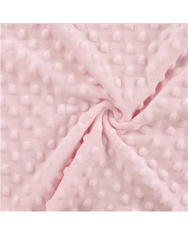 Minky fabric 250g/m2 pink by the meter