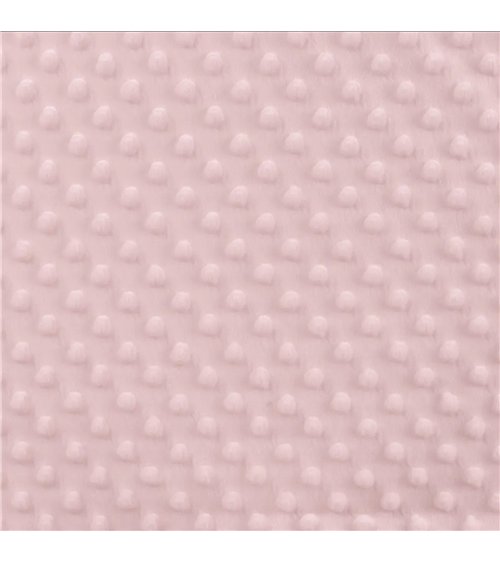 Tessuto Minky 250 g/m2 rosa al metro
