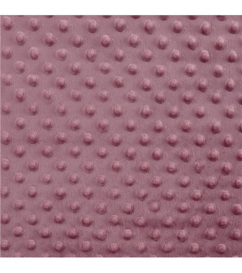 Tissu minky 250g/m2 violet parme au mètre