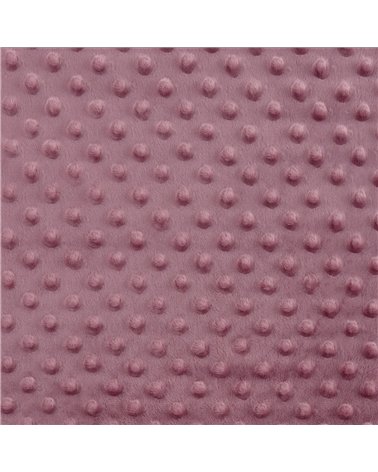 Tissu minky 250g/m2 violet parme au mètre