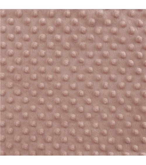 Tessuto Minky 250g/m2 rosa cipria al metro