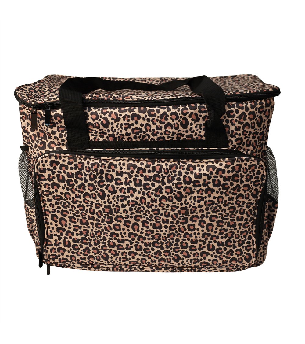 Bag for sewing machine/overlocker 40x24x35cm leopard