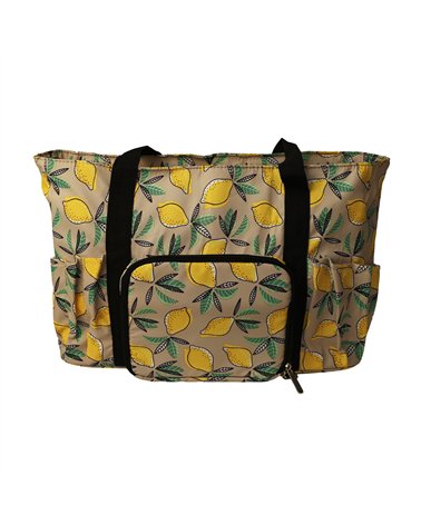 Borsa porta palline 40x28x17cm giallo limoni