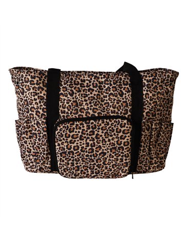 Sac pour pelote 40x28x17cm léopard