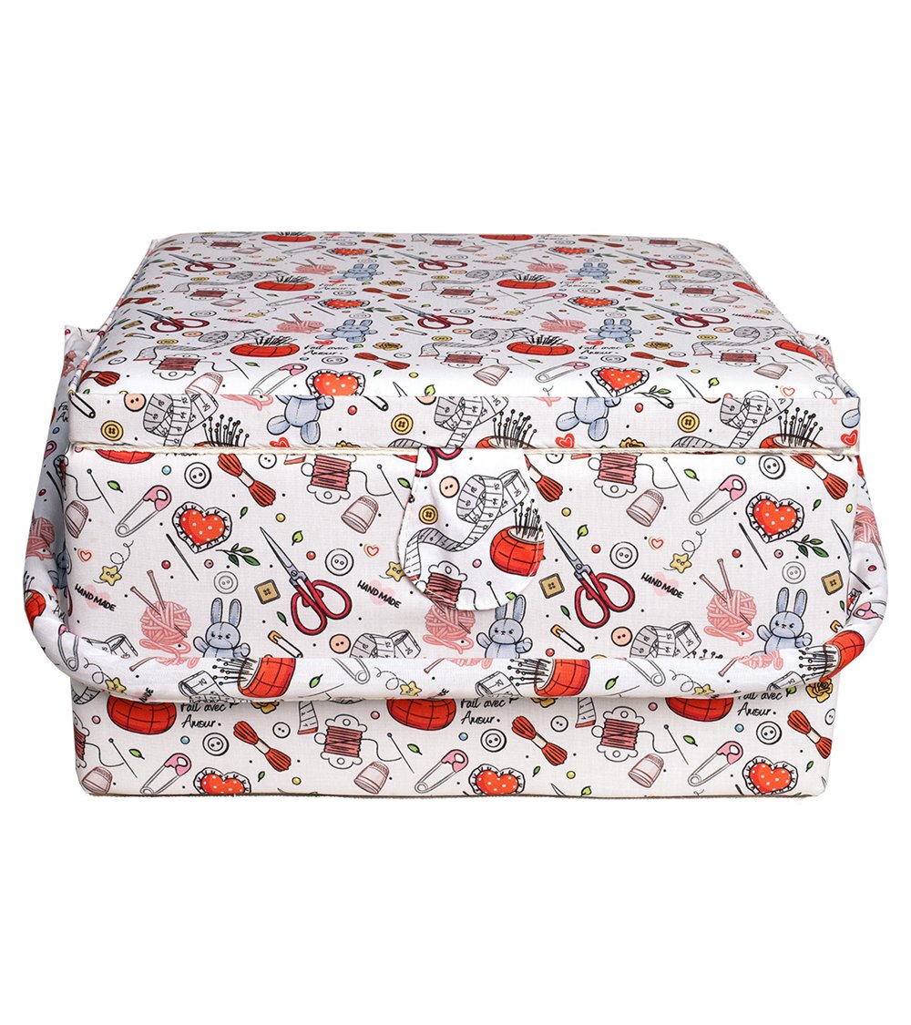 Sewing box 26.5cm x 26.5cm x 16cm sewing